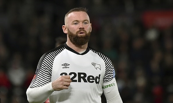 Rooney mới đầu quân cho Derby County vào tháng 1/2020. Ảnh: AP.